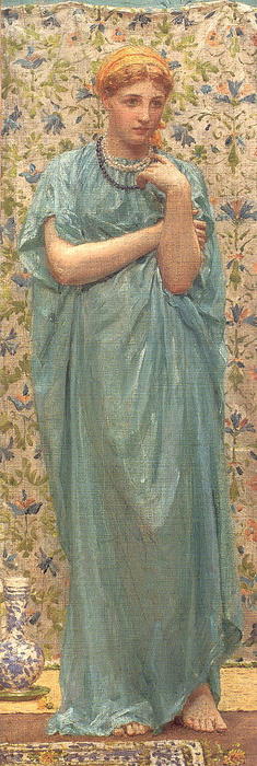 Wikioo.org - The Encyclopedia of Fine Arts - Painting, Artwork by Albert Joseph Moore - Marigolds