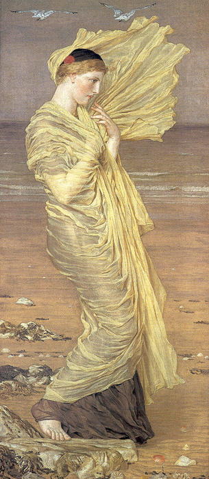 WikiOO.org - Encyclopedia of Fine Arts - Lukisan, Artwork Albert Joseph Moore - Seagulls