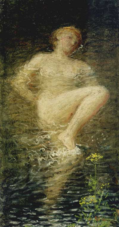 WikiOO.org - Encyclopedia of Fine Arts - Maľba, Artwork Albert Joseph Moore - The Bather