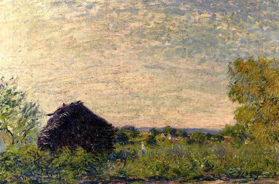 Wikioo.org - The Encyclopedia of Fine Arts - Painting, Artwork by Alfred Sisley - Haystack
