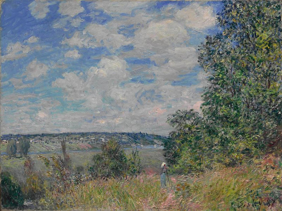 Wikioo.org - The Encyclopedia of Fine Arts - Painting, Artwork by Alfred Sisley - Landscape