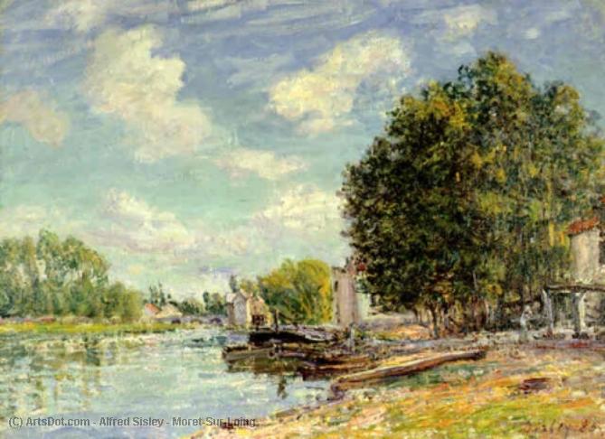 Wikioo.org - The Encyclopedia of Fine Arts - Painting, Artwork by Alfred Sisley - Moret-Sur-Loing
