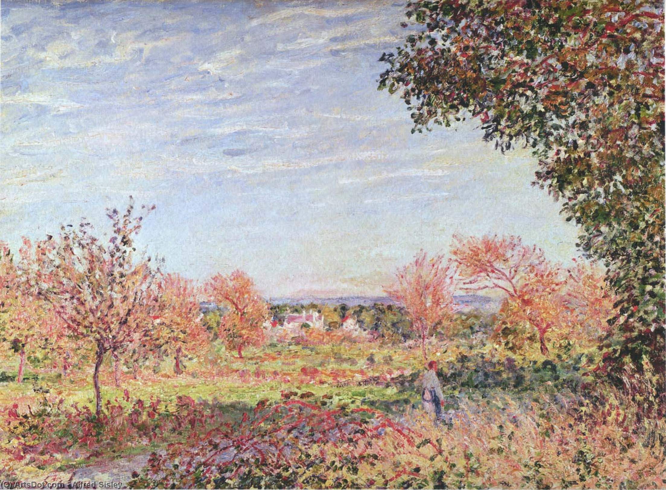 Wikioo.org - The Encyclopedia of Fine Arts - Painting, Artwork by Alfred Sisley - September Morning