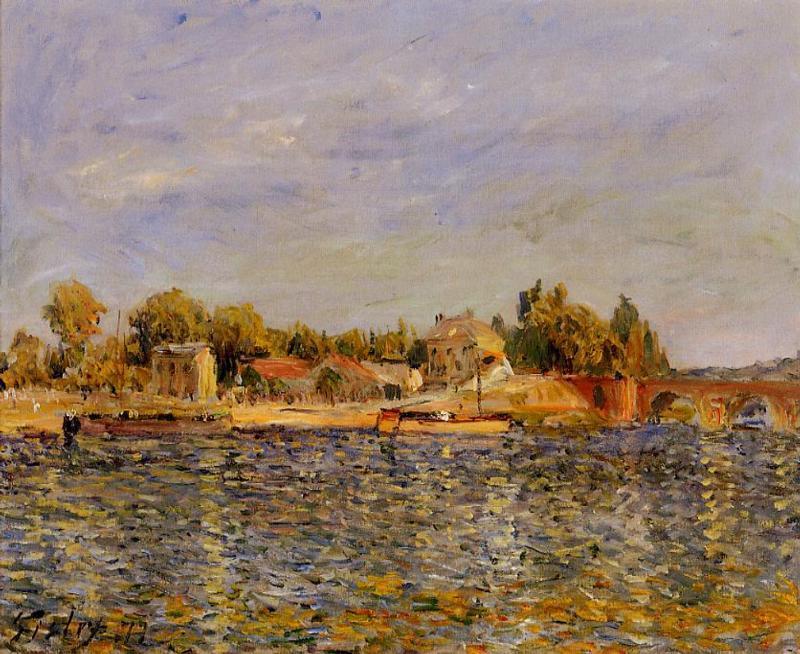 Wikioo.org - The Encyclopedia of Fine Arts - Painting, Artwork by Alfred Sisley - Sevres Bridge