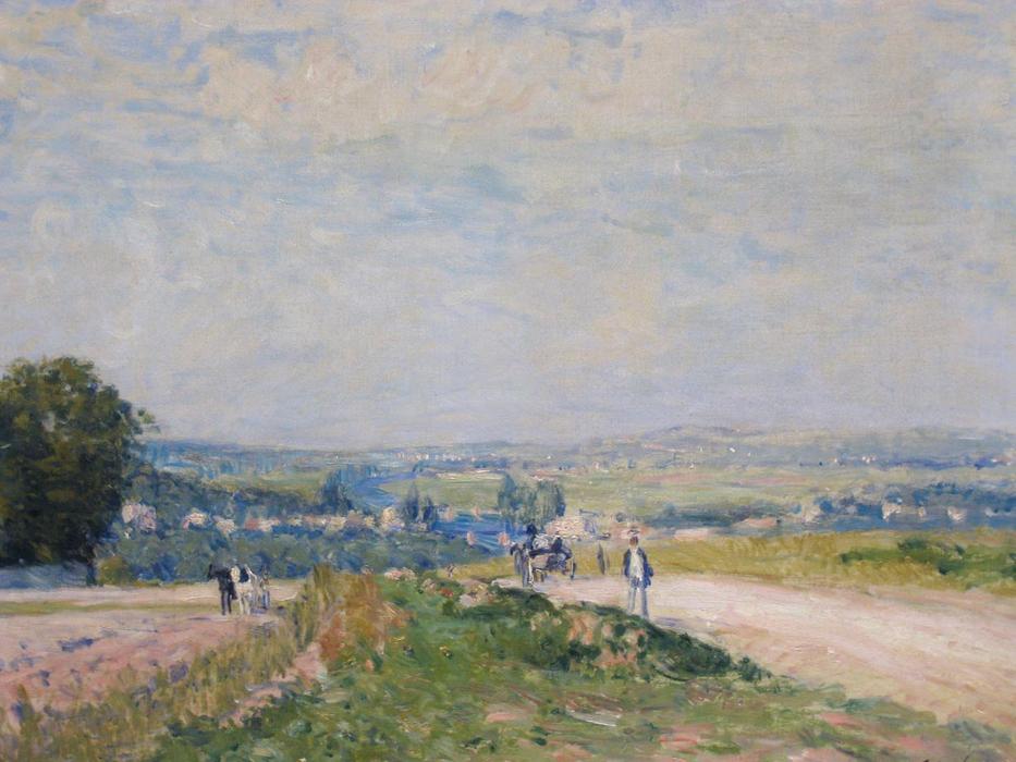 Wikioo.org - The Encyclopedia of Fine Arts - Painting, Artwork by Alfred Sisley - The Path to Montbuisson