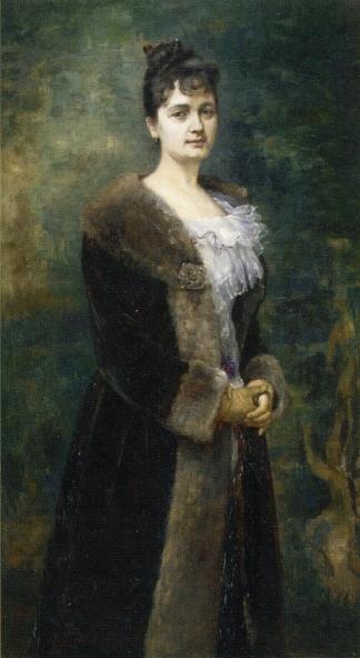 WikiOO.org - Enciklopedija dailės - Tapyba, meno kuriniai Alfred Émile Léopold Stevens - A Portrait of M. L. Bion