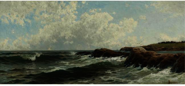 Wikioo.org - The Encyclopedia of Fine Arts - Painting, Artwork by Alfred Thompson Bricher - AFTER THE STORM