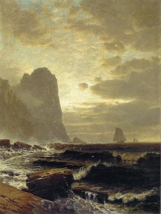 WikiOO.org - Εγκυκλοπαίδεια Καλών Τεχνών - Ζωγραφική, έργα τέχνης Alfred Thompson Bricher - At the South Head, Grand Manan