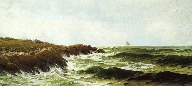 Wikioo.org – L'Encyclopédie des Beaux Arts - Peinture, Oeuvre de Alfred Thompson Bricher - Île Boulangers