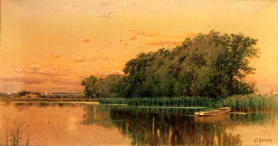 Wikioo.org - The Encyclopedia of Fine Arts - Painting, Artwork by Alfred Thompson Bricher - Borders of the North Sea, Southampton, Long Island