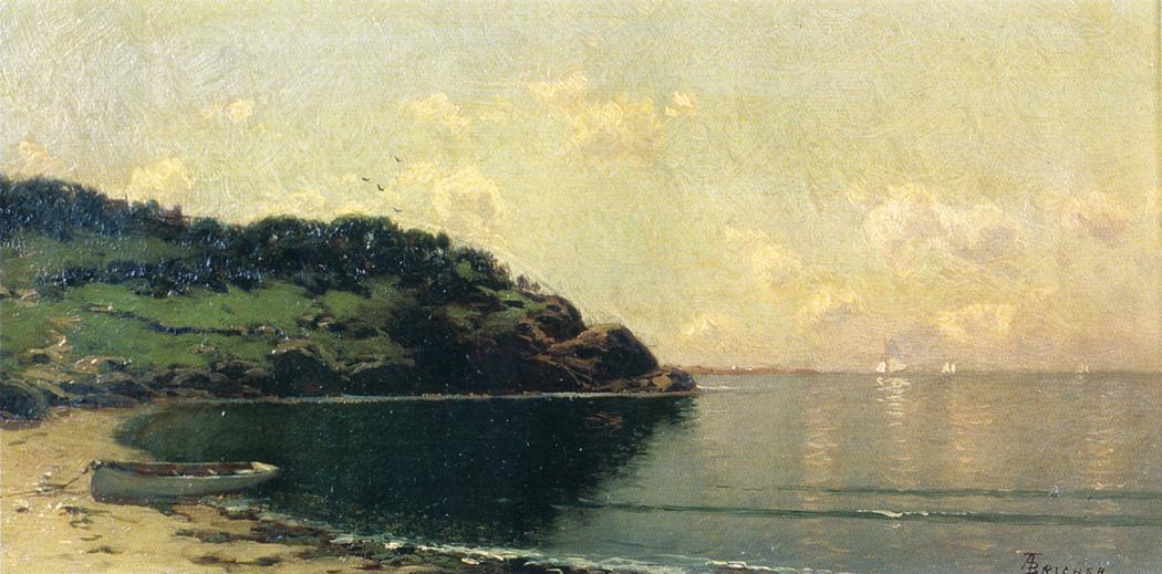 Wikioo.org - The Encyclopedia of Fine Arts - Painting, Artwork by Alfred Thompson Bricher - Coast Landscape