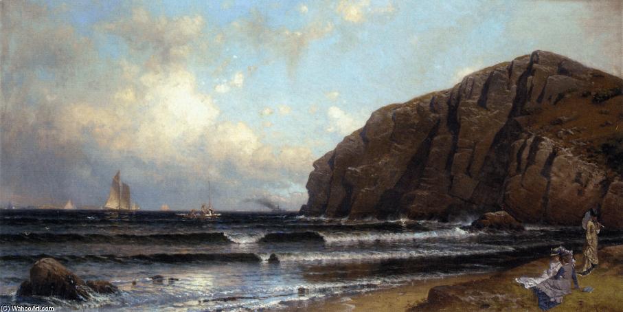 WikiOO.org - אנציקלופדיה לאמנויות יפות - ציור, יצירות אמנות Alfred Thompson Bricher - Cushing Island, Portland Harbor