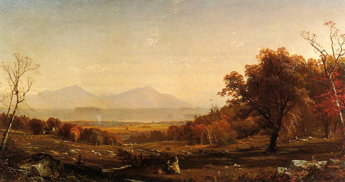 Wikioo.org - The Encyclopedia of Fine Arts - Painting, Artwork by Alfred Thompson Bricher - Lake George from Bolton