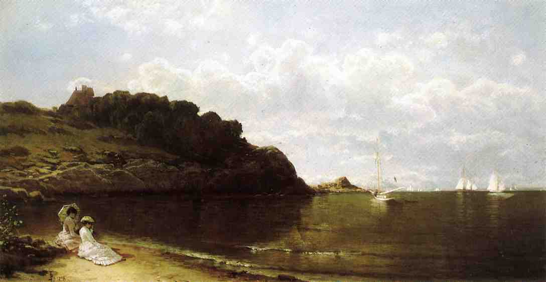 WikiOO.org - Encyclopedia of Fine Arts - Maľba, Artwork Alfred Thompson Bricher - Looking out to Sea