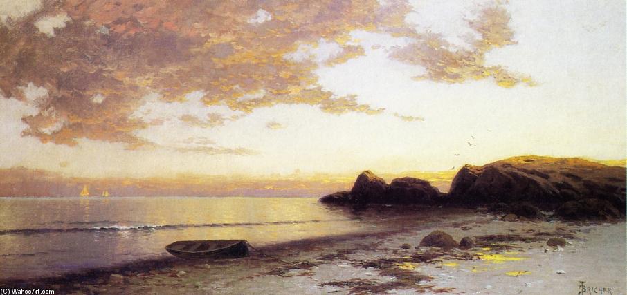 Wikioo.org - The Encyclopedia of Fine Arts - Painting, Artwork by Alfred Thompson Bricher - Maine Coast 1