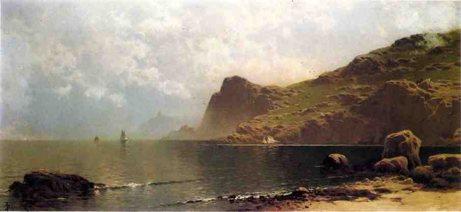 WikiOO.org - Encyclopedia of Fine Arts - Malba, Artwork Alfred Thompson Bricher - Mist Rising off the Coast