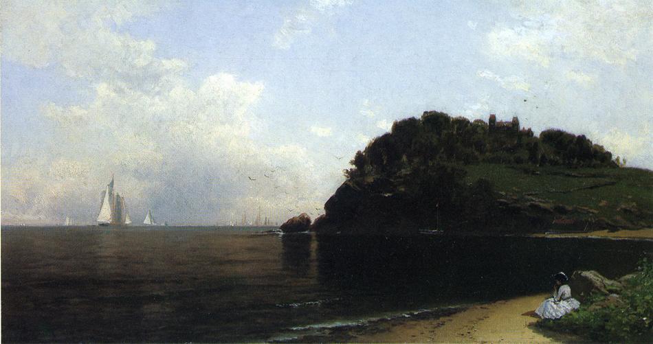 Wikioo.org - The Encyclopedia of Fine Arts - Painting, Artwork by Alfred Thompson Bricher - On Long Island Sound