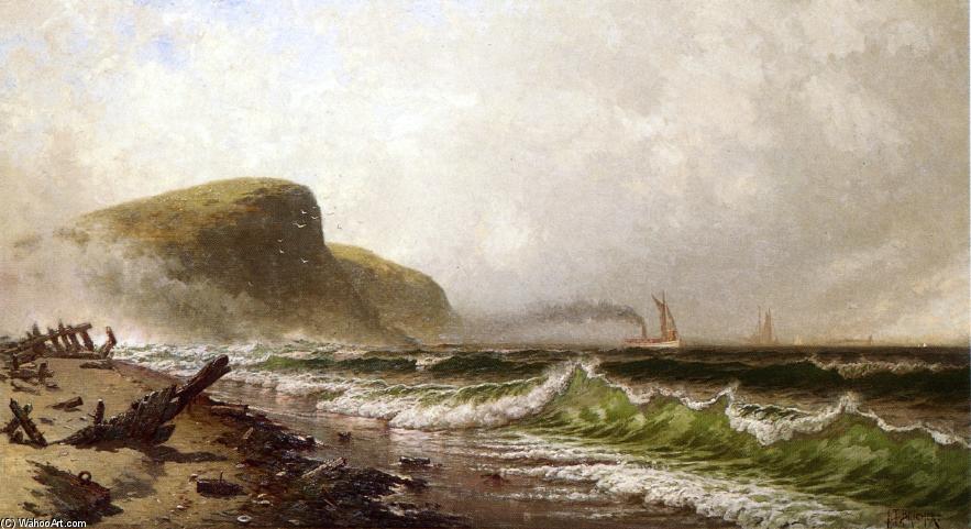 WikiOO.org - Enciclopédia das Belas Artes - Pintura, Arte por Alfred Thompson Bricher - Stormy Seascape