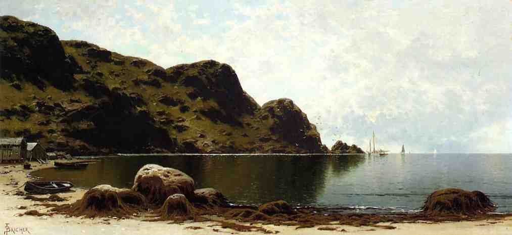 WikiOO.org - Encyclopedia of Fine Arts - Maľba, Artwork Alfred Thompson Bricher - The Cliffs, Grand Manan