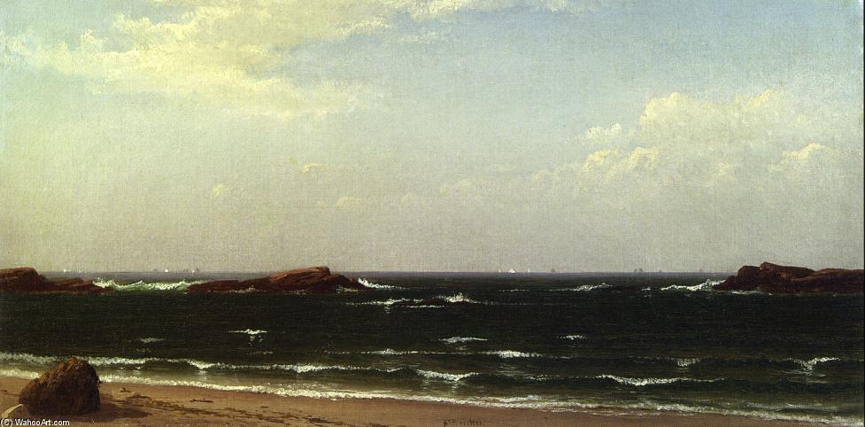 Wikioo.org - The Encyclopedia of Fine Arts - Painting, Artwork by Alfred Thompson Bricher - White Caps