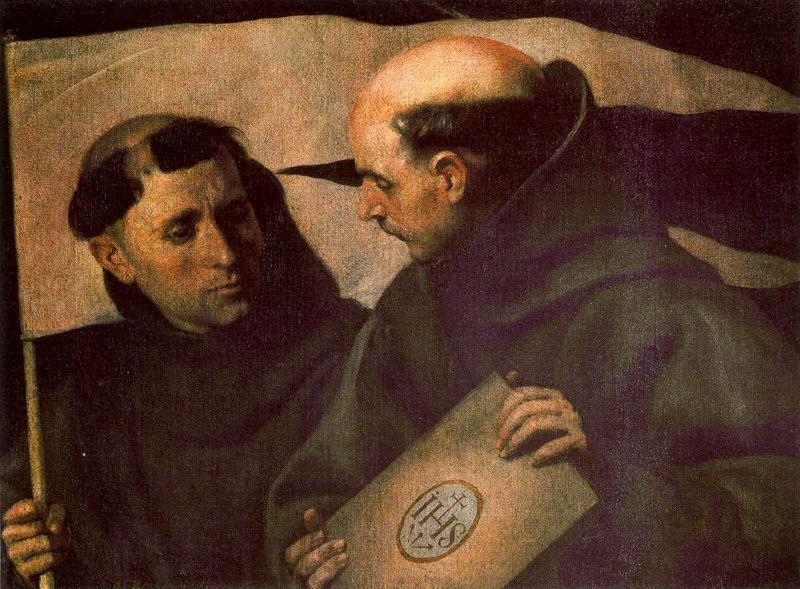 Wikioo.org - The Encyclopedia of Fine Arts - Painting, Artwork by Alonso Cano - Saint Bernardin de Sienne et saint Jean de Capistran