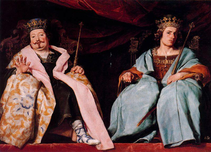 Wikioo.org - The Encyclopedia of Fine Arts - Painting, Artwork by Alonso Cano - Two kings of Spain