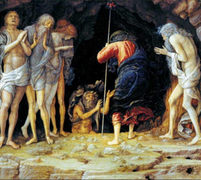 WikiOO.org - 百科事典 - 絵画、アートワーク Andrea Mantegna - リンボにキリストの降下