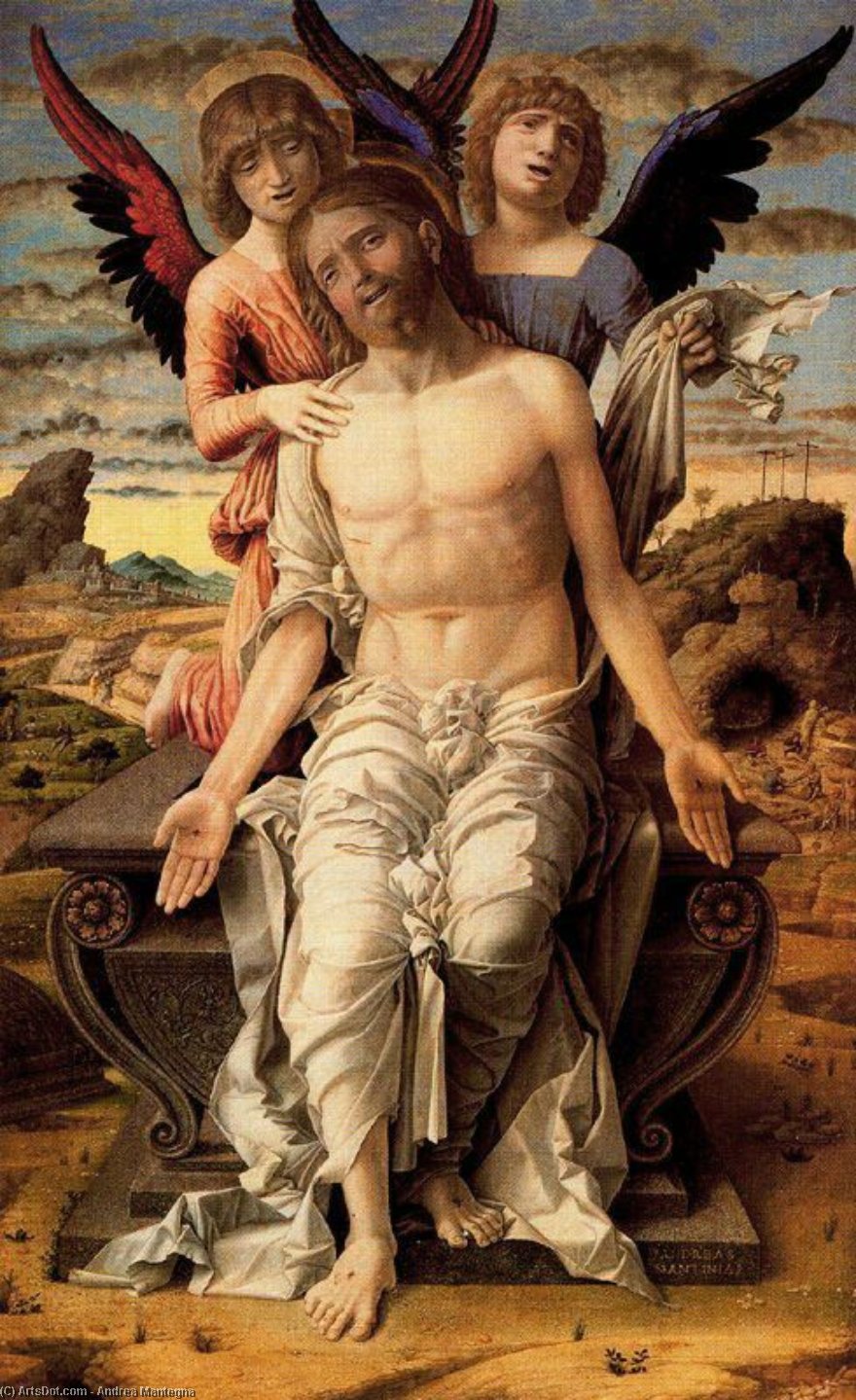 Wikioo.org - สารานุกรมวิจิตรศิลป์ - จิตรกรรม Andrea Mantegna - Piedad