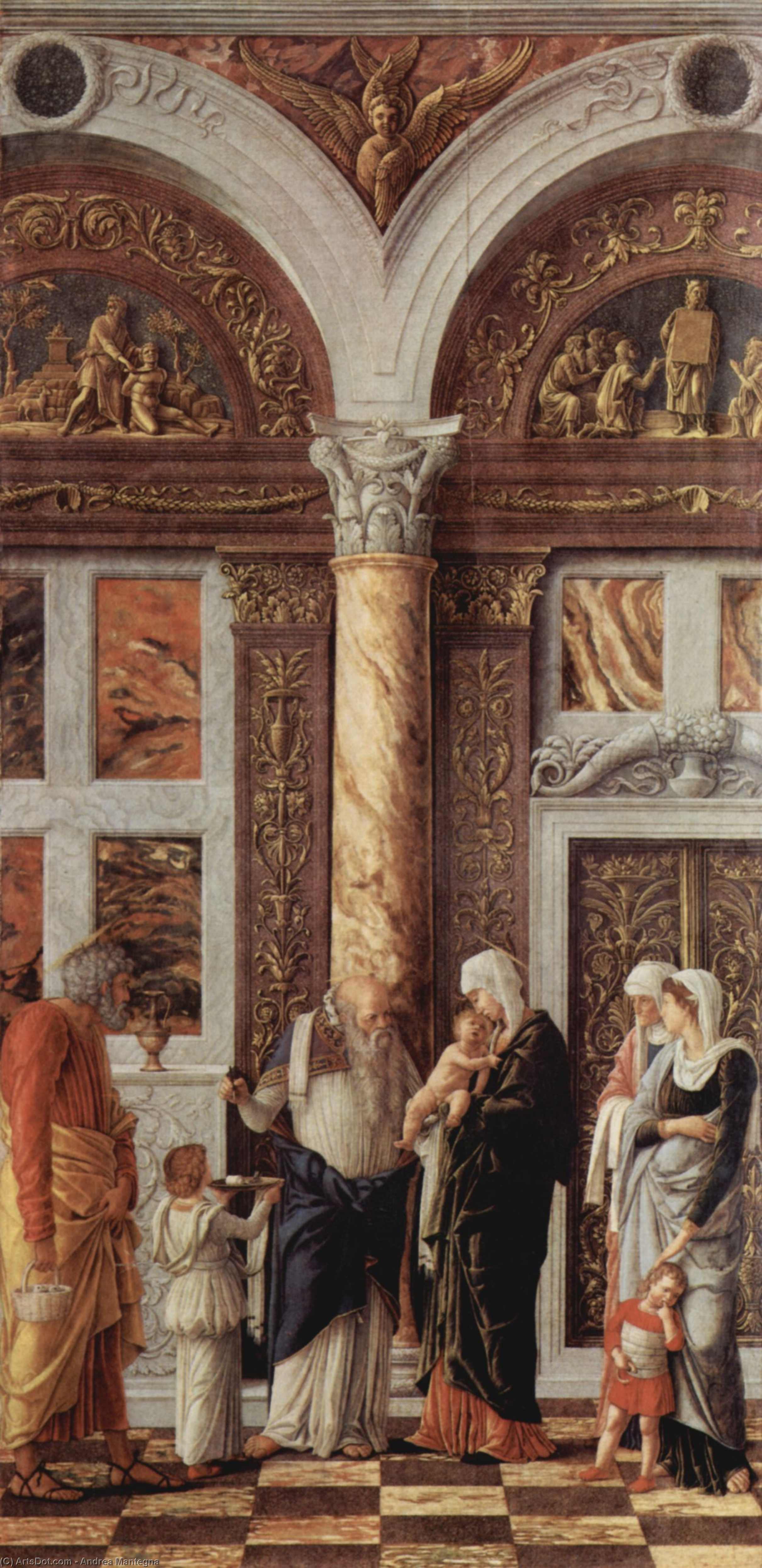WikiOO.org – 美術百科全書 - 繪畫，作品 Andrea Mantegna - 该circumsicion 的  耶稣