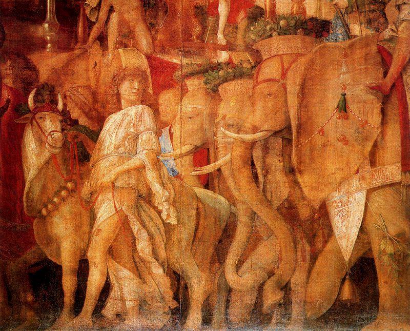 Wikioo.org - The Encyclopedia of Fine Arts - Painting, Artwork by Andrea Mantegna - Triumphs of Caesar 2
