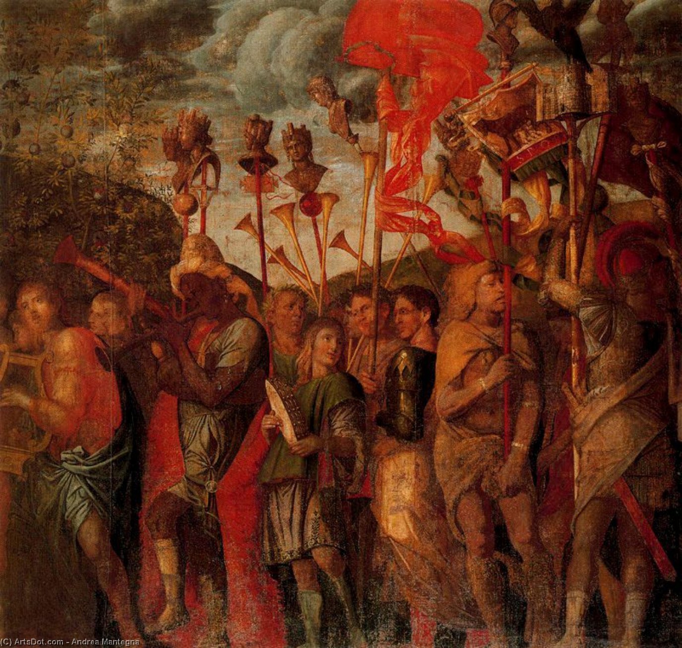 WikiOO.org - Encyclopedia of Fine Arts - Malba, Artwork Andrea Mantegna - Triumphs of Caesar 5