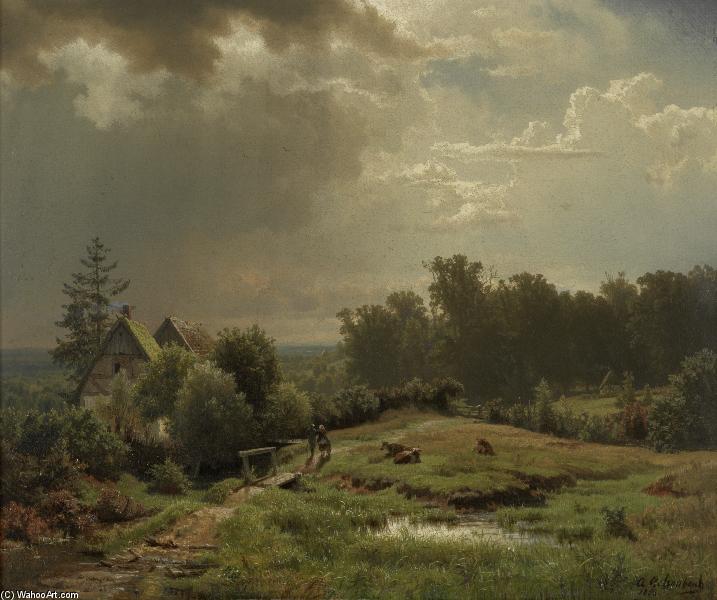 WikiOO.org - Enciklopedija likovnih umjetnosti - Slikarstvo, umjetnička djela Andreas Achenbach - Landscape