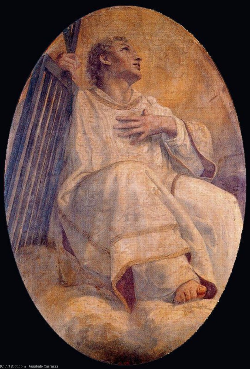 WikiOO.org - Encyclopedia of Fine Arts - Schilderen, Artwork Annibale Carracci - Apoteosis de San Lorenzo