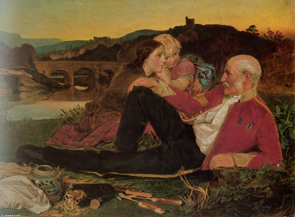 WikiOO.org - Encyclopedia of Fine Arts - Lukisan, Artwork Anthony Frederick Augustus Sandys - Autumn