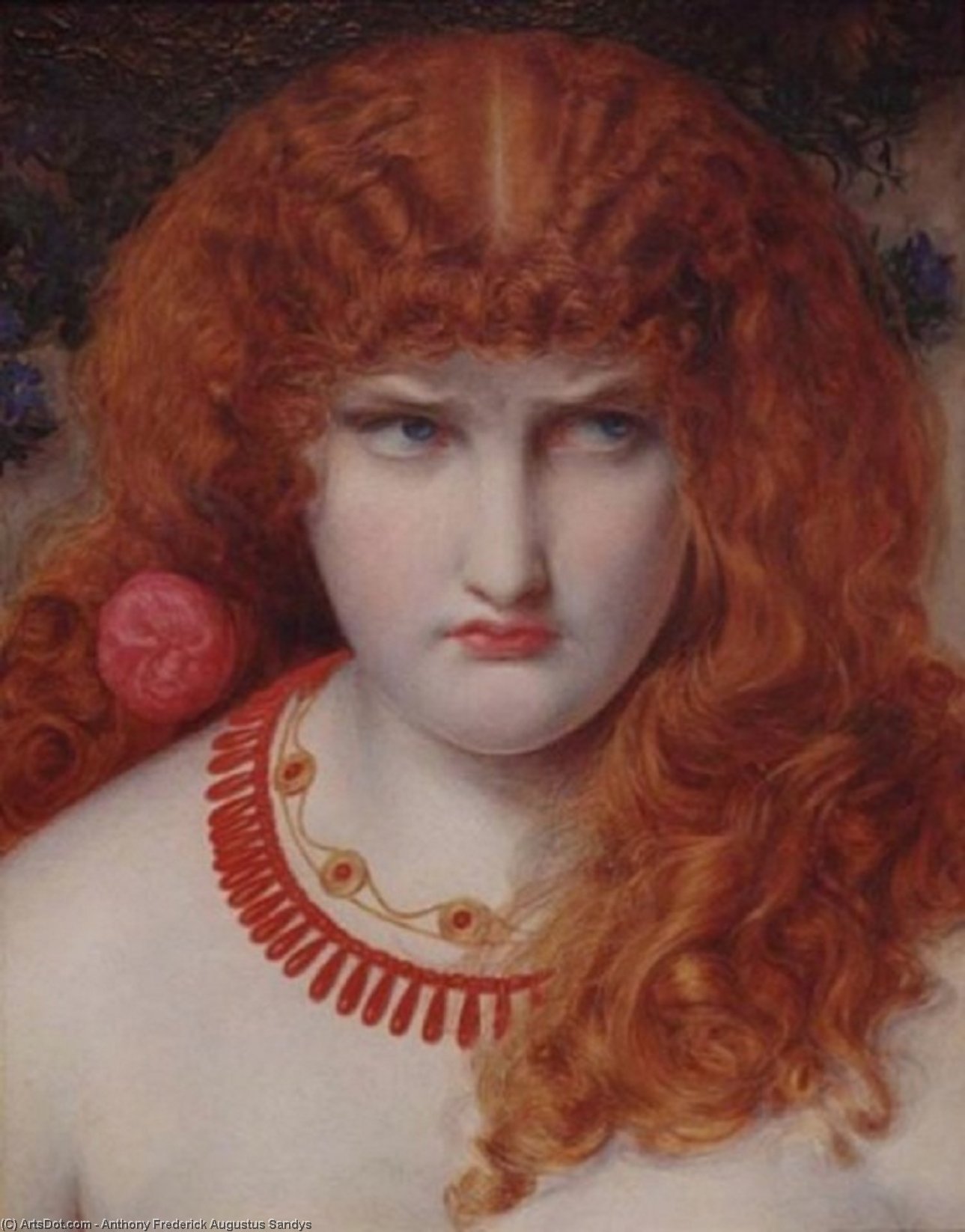 WikiOO.org - Encyclopedia of Fine Arts - Maalaus, taideteos Anthony Frederick Augustus Sandys - Helen of Troy