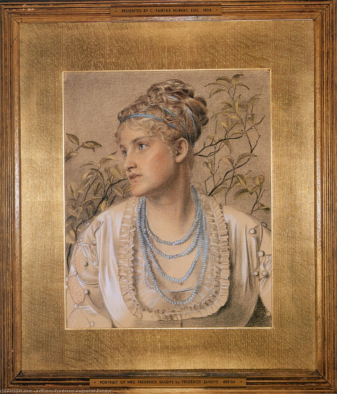WikiOO.org - Enciklopedija dailės - Tapyba, meno kuriniai Anthony Frederick Augustus Sandys - Mary Sandys