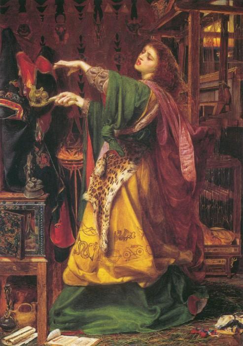 Wikioo.org - The Encyclopedia of Fine Arts - Painting, Artwork by Anthony Frederick Augustus Sandys - Morgan Le Fay; Queen of Avalon