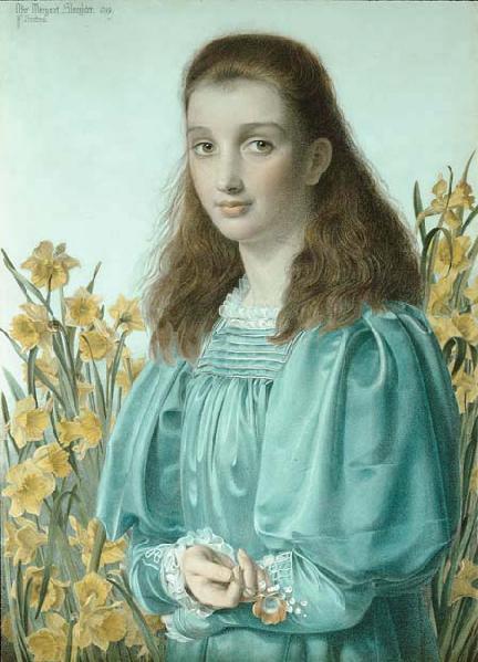 Wikioo.org - The Encyclopedia of Fine Arts - Painting, Artwork by Anthony Frederick Augustus Sandys - Olive Margaret Slaughter
