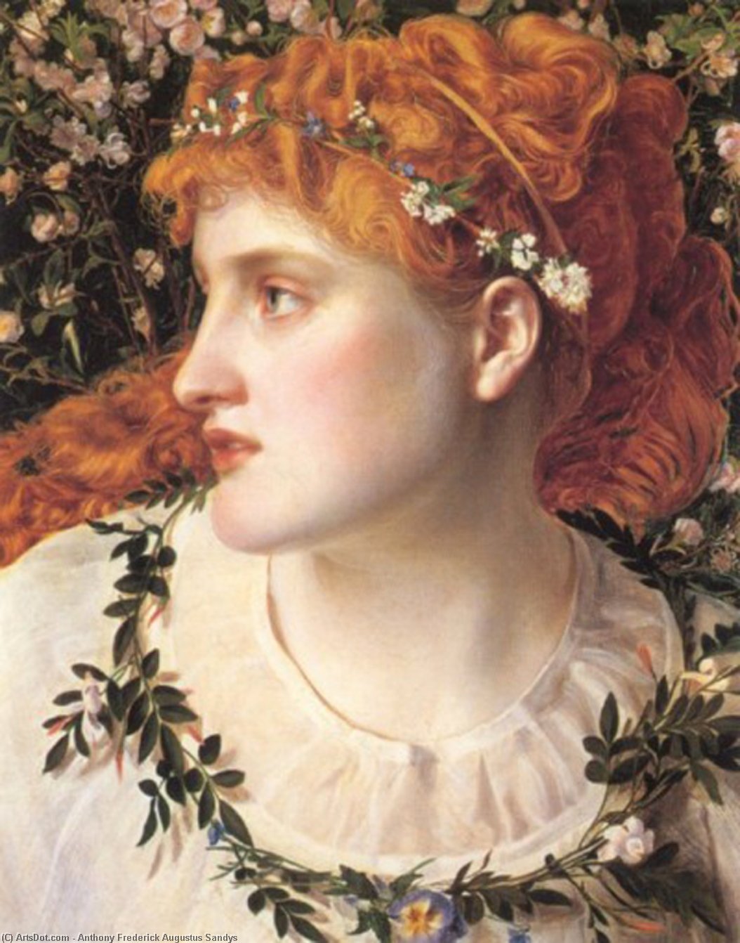 Wikioo.org - The Encyclopedia of Fine Arts - Painting, Artwork by Anthony Frederick Augustus Sandys - Perdita