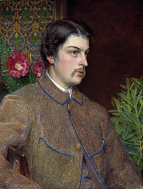 WikiOO.org - Encyclopedia of Fine Arts - Malba, Artwork Anthony Frederick Augustus Sandys - Portrait of Philip Bedingfeld