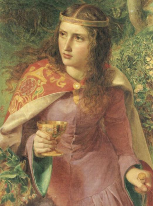 Wikioo.org - The Encyclopedia of Fine Arts - Painting, Artwork by Anthony Frederick Augustus Sandys - Queen Eleanor