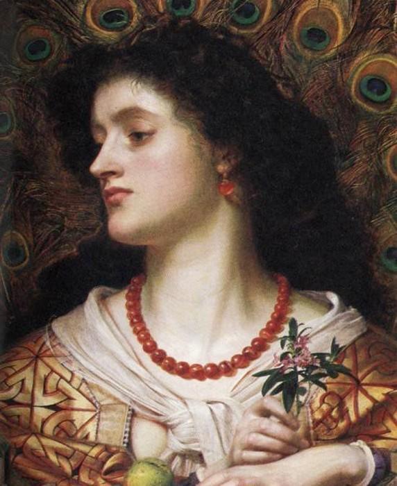 Wikioo.org - The Encyclopedia of Fine Arts - Painting, Artwork by Anthony Frederick Augustus Sandys - Vivien