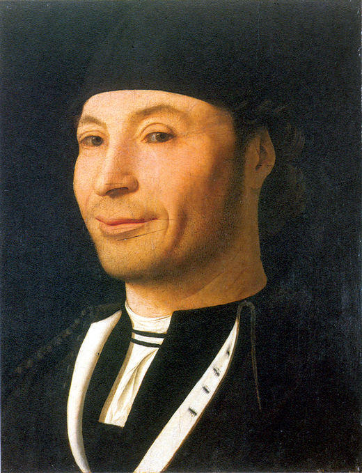 Wikioo.org - The Encyclopedia of Fine Arts - Painting, Artwork by Antonello Di Giovanni Di Antonio (Antonello Da Messina) - Portrait of a Man 6