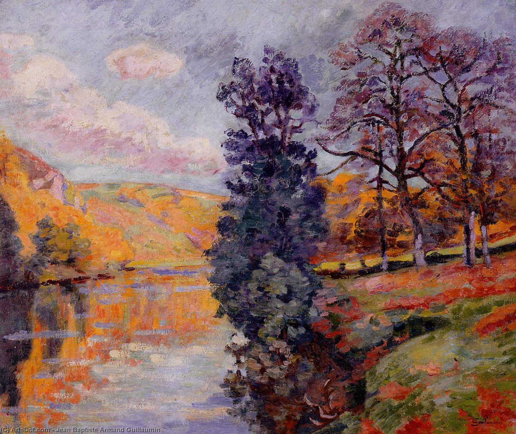 Wikioo.org - The Encyclopedia of Fine Arts - Painting, Artwork by Jean Baptiste Armand Guillaumin - Crozant - Echo Rock