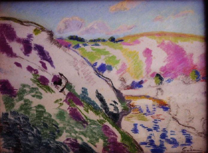 Wikioo.org - The Encyclopedia of Fine Arts - Painting, Artwork by Jean Baptiste Armand Guillaumin - Crozant au printemps