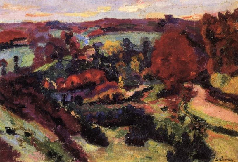 Wikioo.org - The Encyclopedia of Fine Arts - Painting, Artwork by Jean Baptiste Armand Guillaumin - Crozant in Autumn