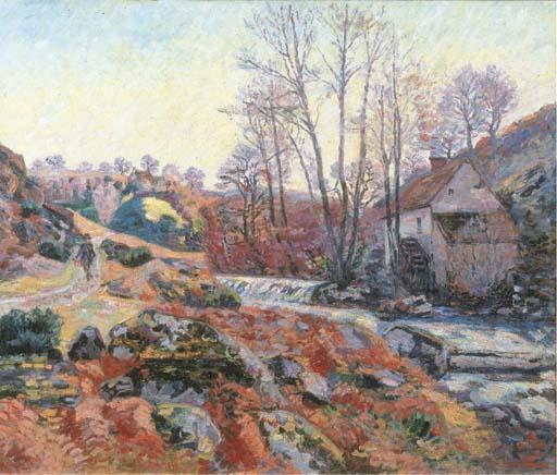 WikiOO.org - Encyclopedia of Fine Arts - Maalaus, taideteos Jean Baptiste Armand Guillaumin - La Moulin Bouchardon à Crozant