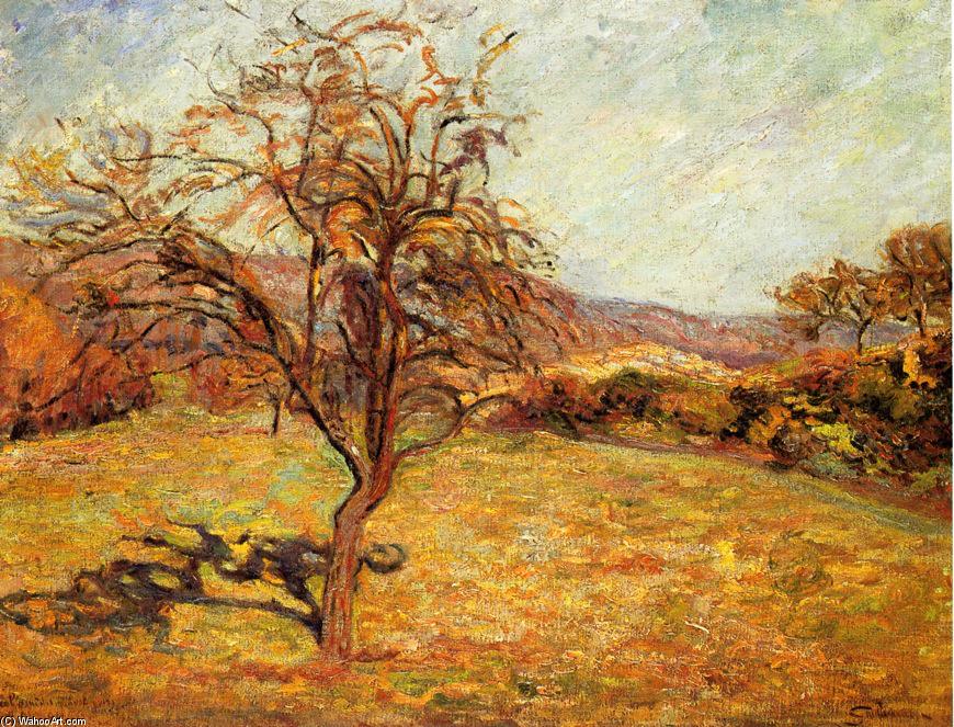 Wikioo.org - The Encyclopedia of Fine Arts - Painting, Artwork by Jean Baptiste Armand Guillaumin - Landscape with Tree