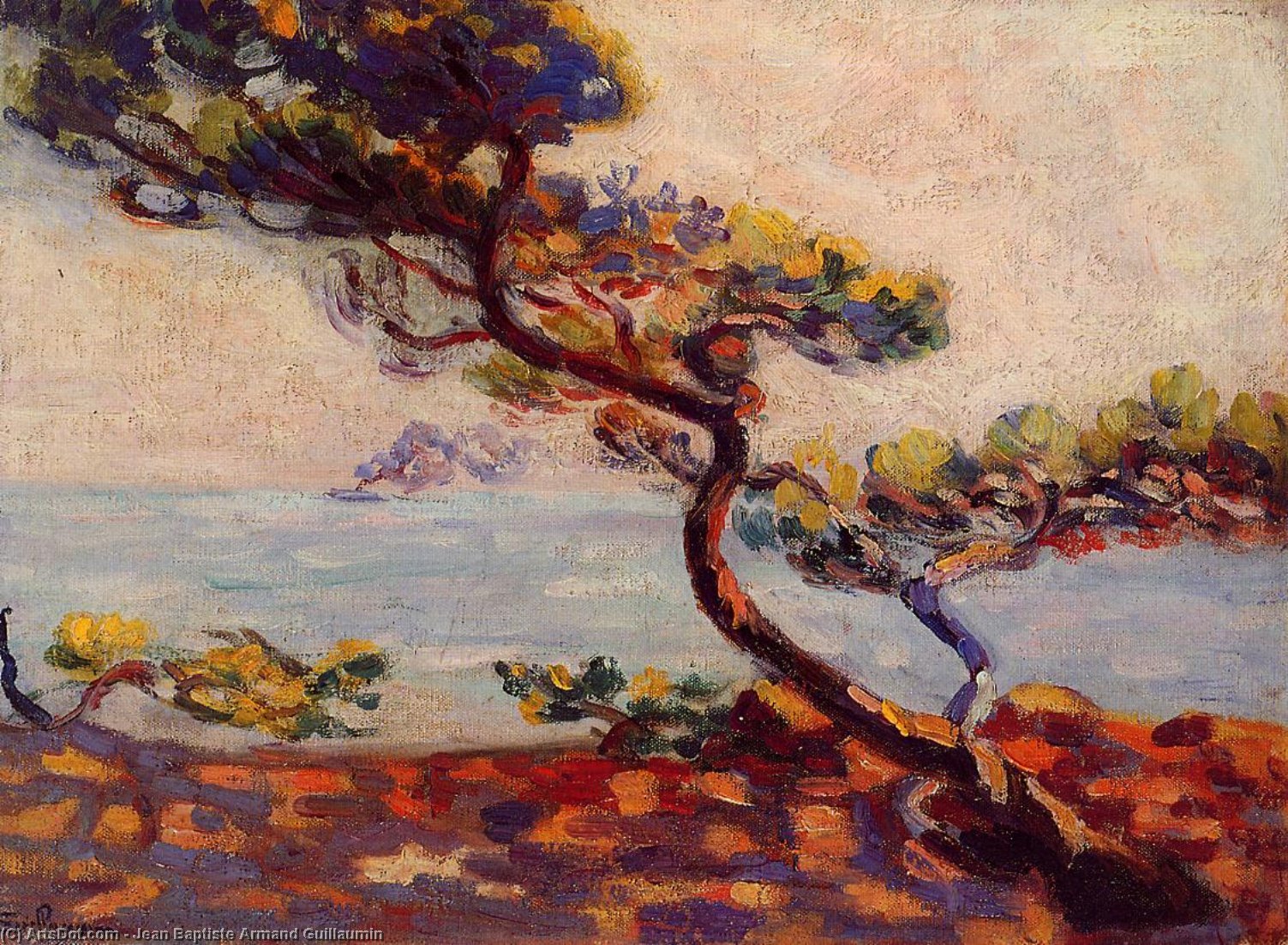 Wikioo.org - สารานุกรมวิจิตรศิลป์ - จิตรกรรม Jean Baptiste Armand Guillaumin - Midday in France