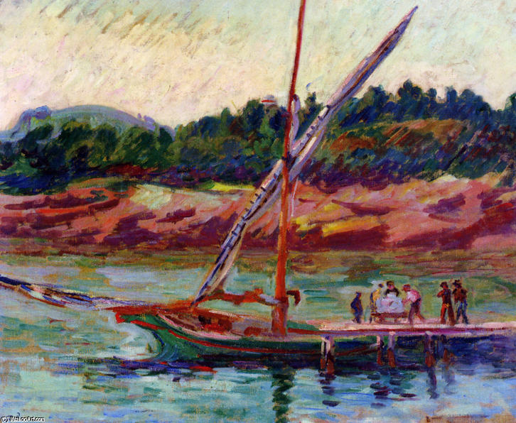 WikiOO.org - Encyclopedia of Fine Arts - Malba, Artwork Jean Baptiste Armand Guillaumin - Midday Landscape 1